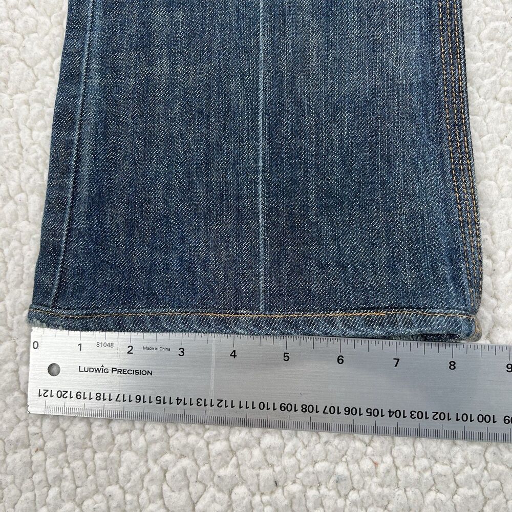 7 For All Mankind Bootcut Jeans Women's 28 (Actual 31x29) USA Made Western Boho - Picture 13 of 13